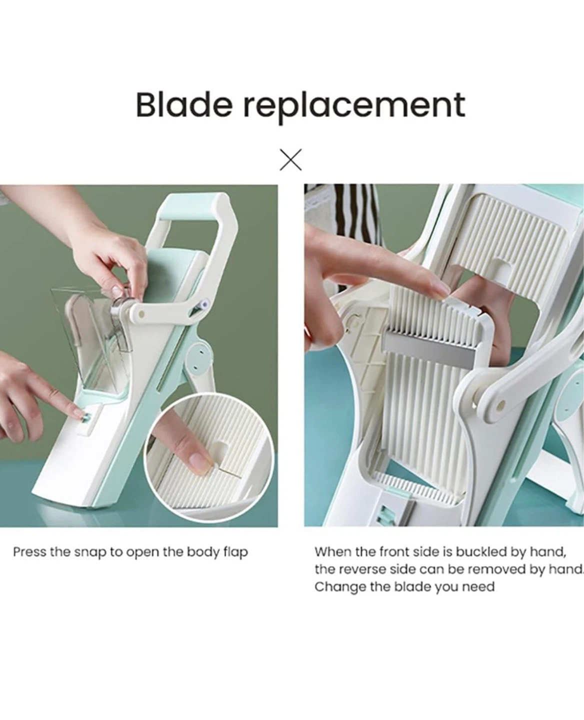 Mandolin Slicer 5-in-1 Vegetable Cutter and - photo 3