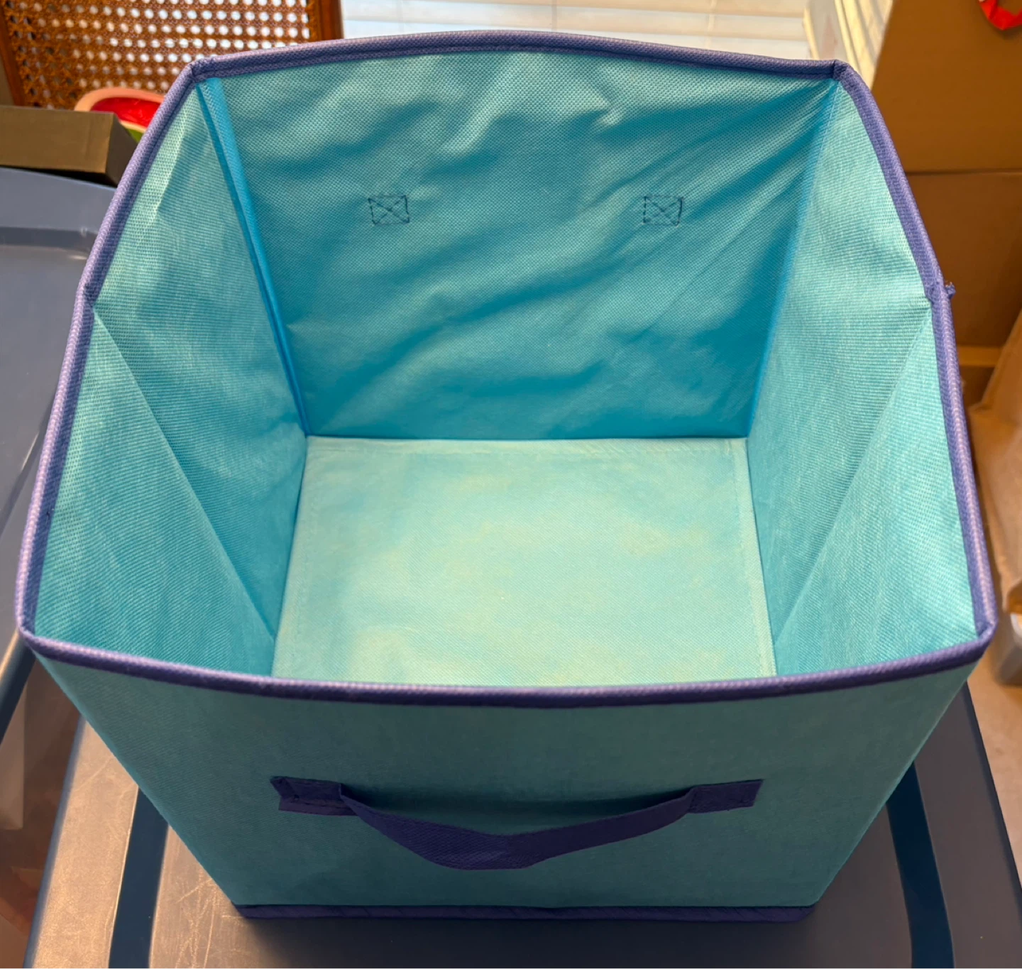 ✨✨Fabric Storage Bin with Handles - photo 2