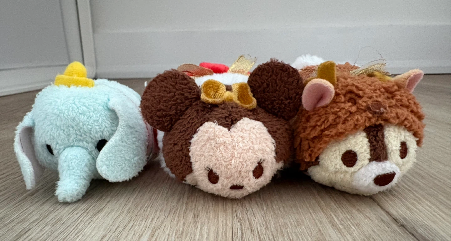 $5@1 Disney Tsum Tsum Plush Toys - Dumbo, Minnie Mouse, Thumper