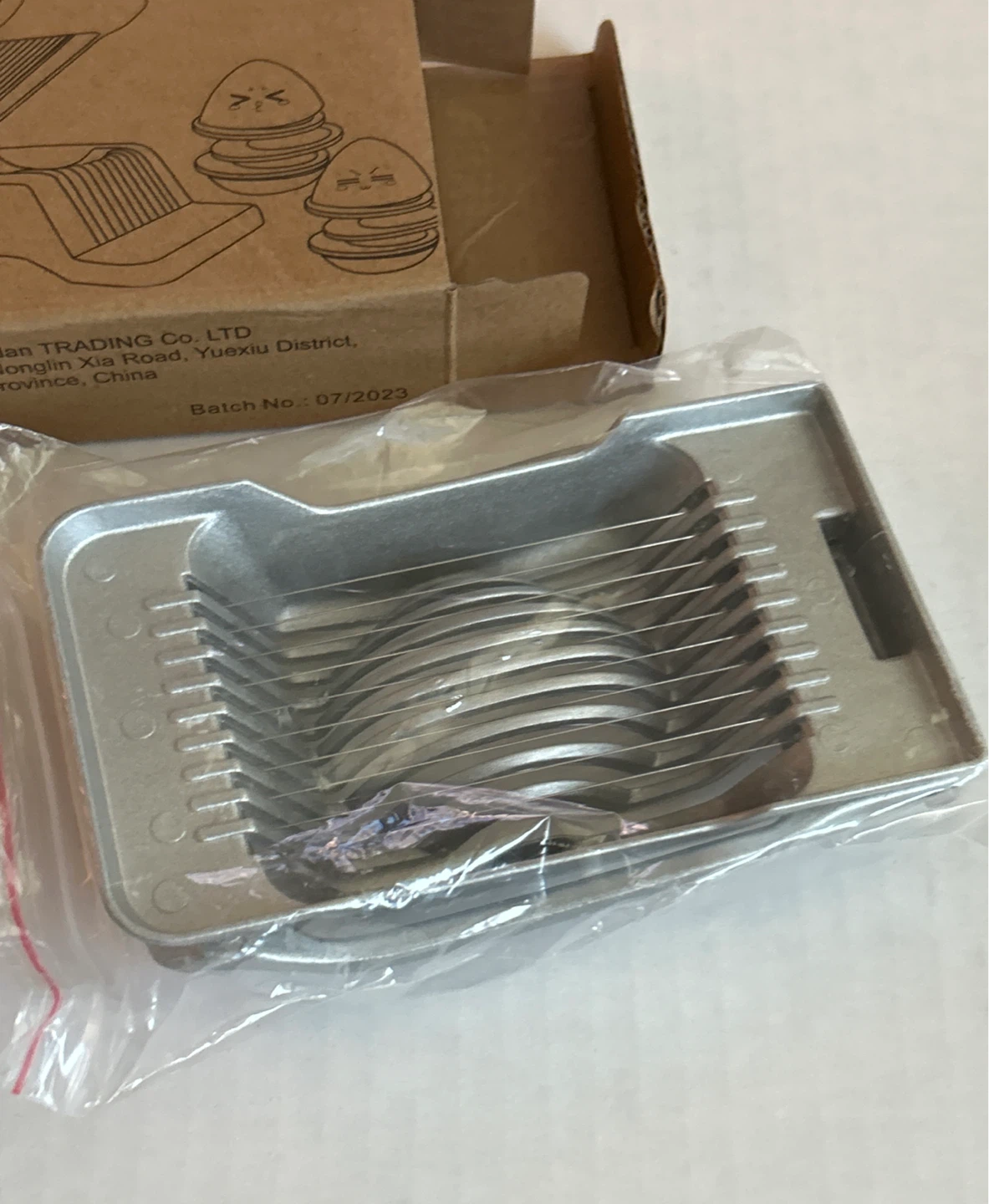 🌱Codoule - Silver Metal Egg Slicer - Brand New - photo 3