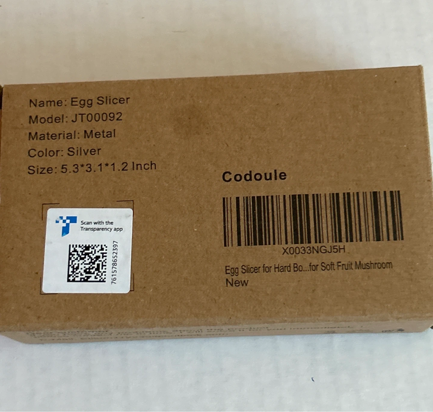 🌱Codoule - Silver Metal Egg Slicer - Brand New - photo 4