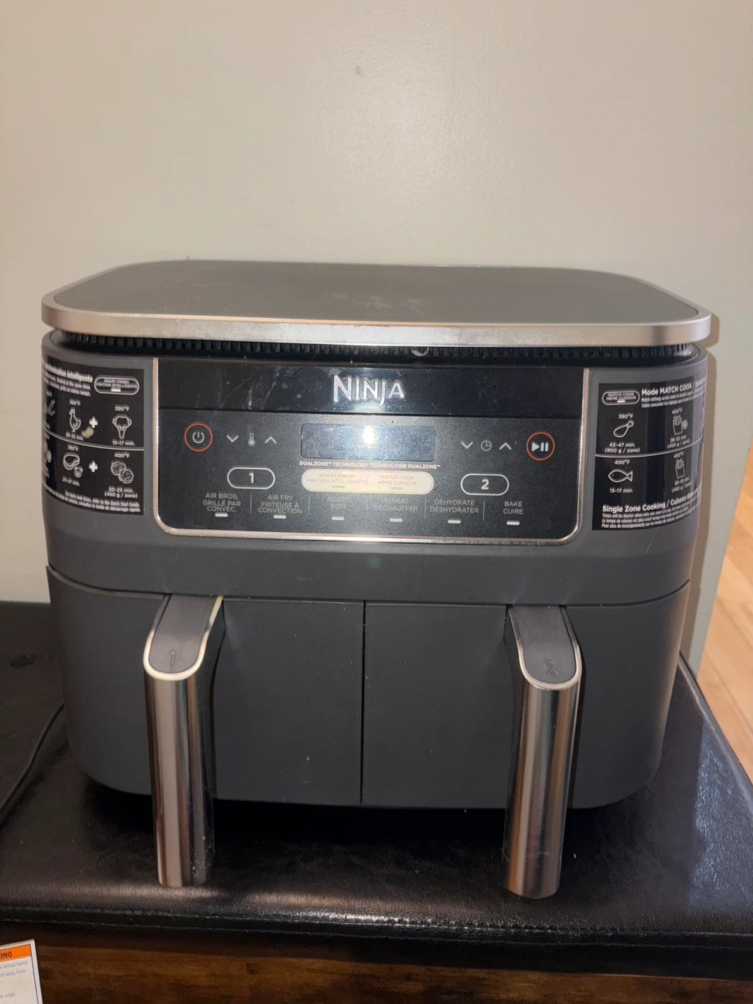 Ninja double basket air fryer
