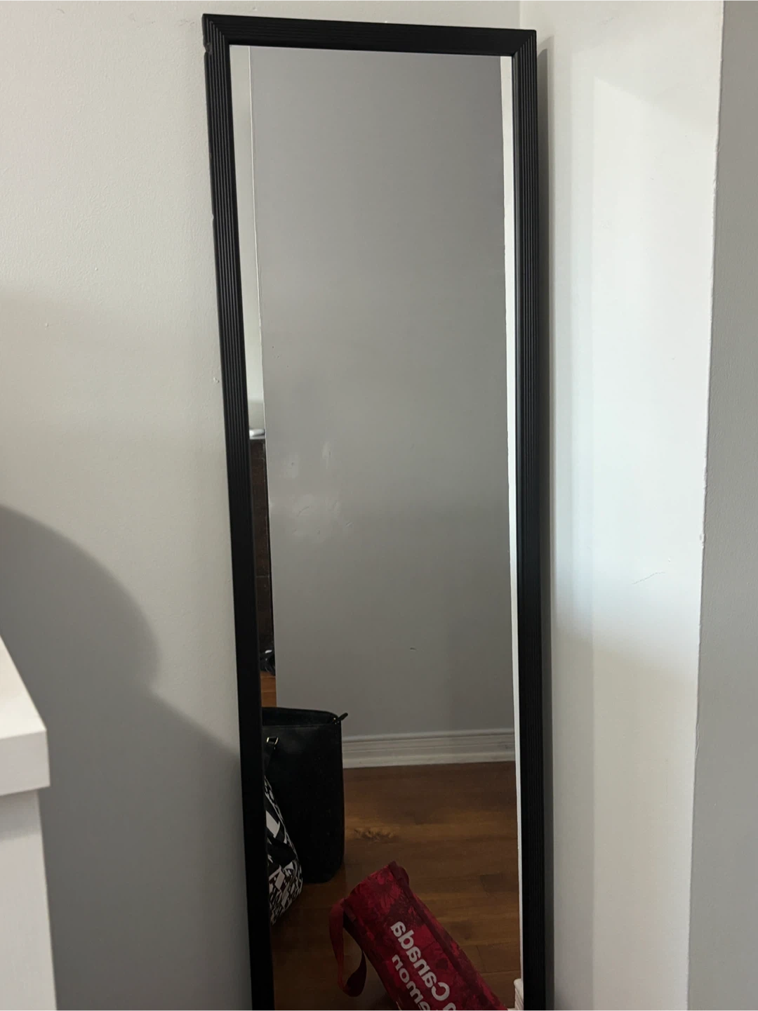 Black Framed Full Length Mirror - photo 2