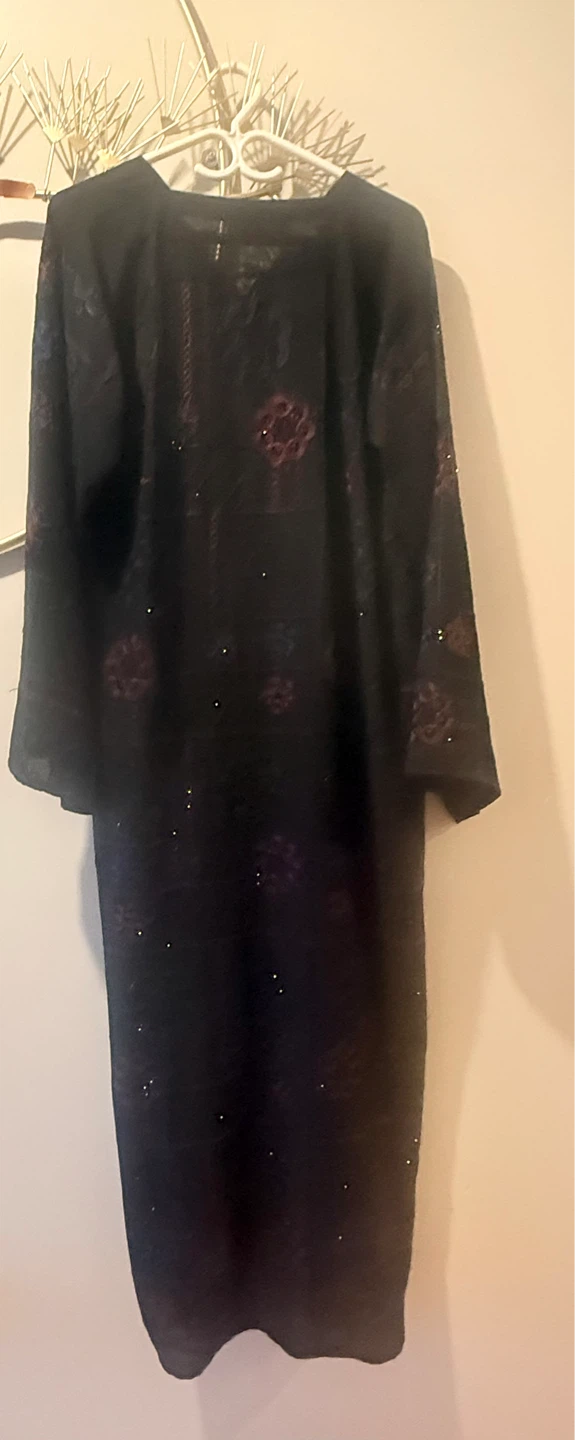 Black Embellished Dress Size 56