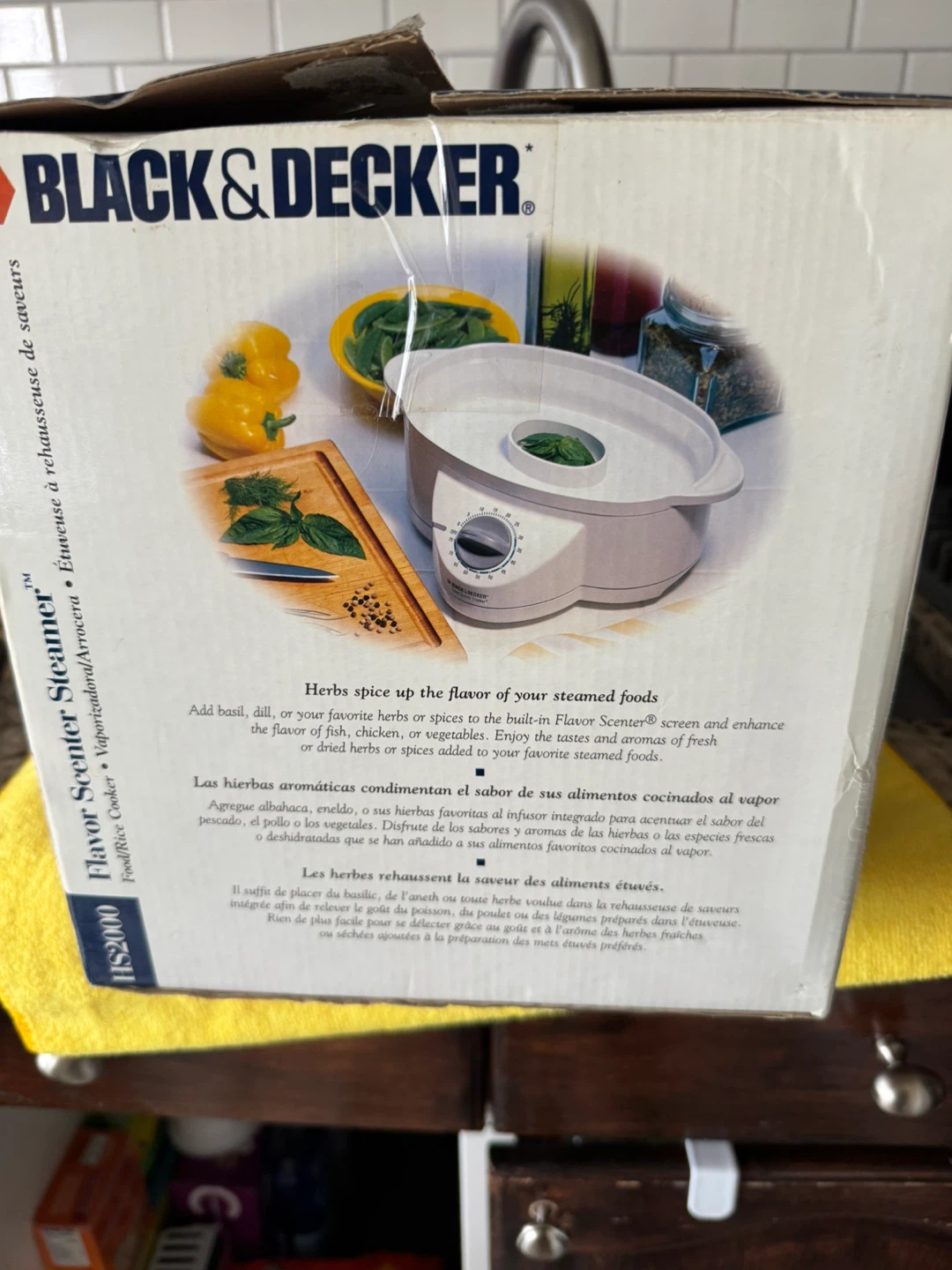 Black & Decker Flavor Scenter Steamer HS2000 - photo 2