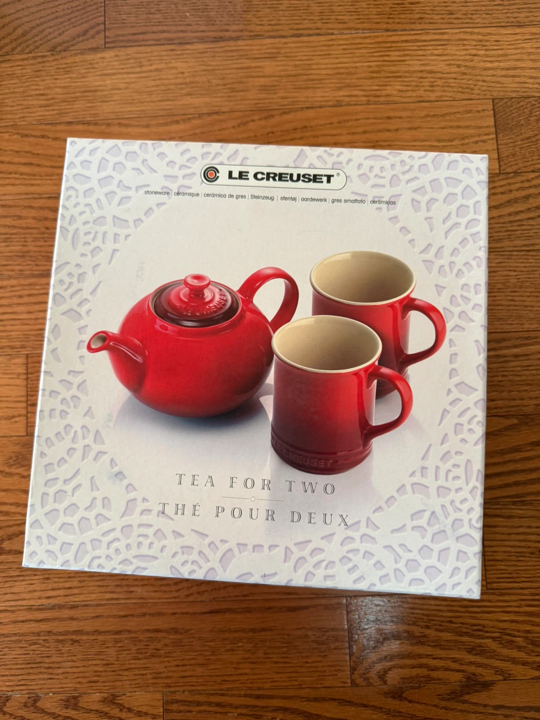 Le Creuset Stoneware Tea for Two Set - Red - photo 3