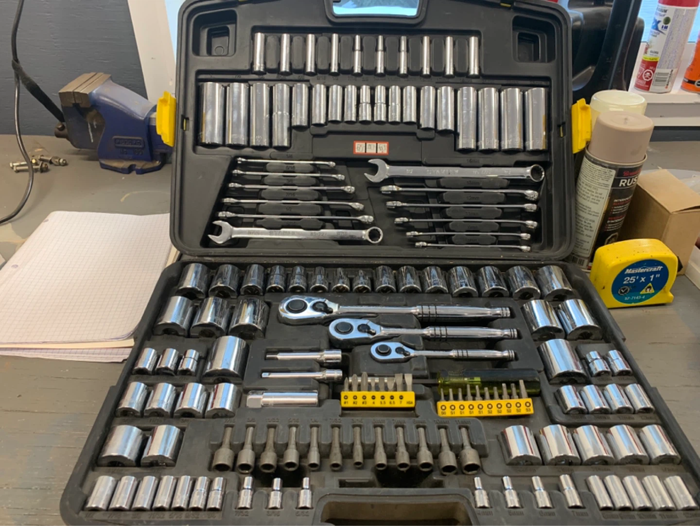 Stanley socket set and wrenches - photo 3