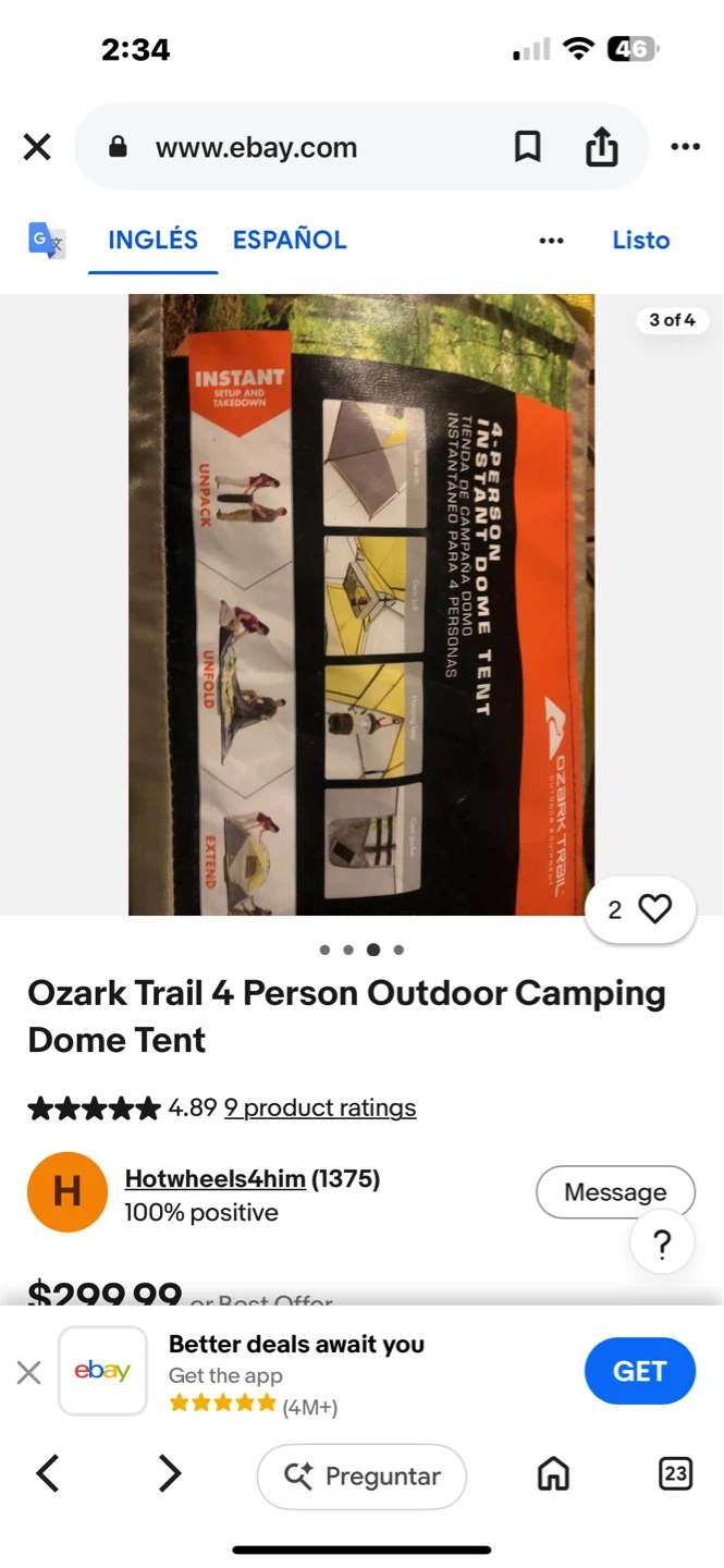 Carpa de camping  grande máximo  para 5 personas. - photo 2