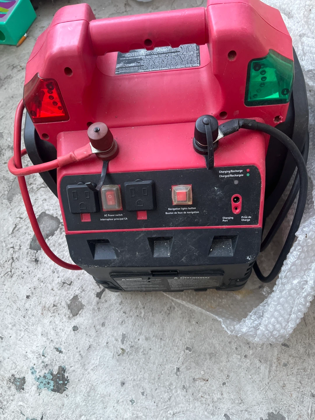 EverStart Power Pack 800A/400W Jump Starter & Air Compressor