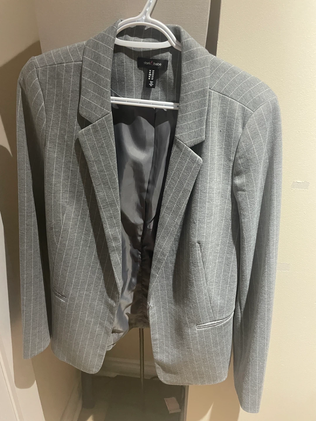 Stork & Babe Pinstripe Blazer - Size S