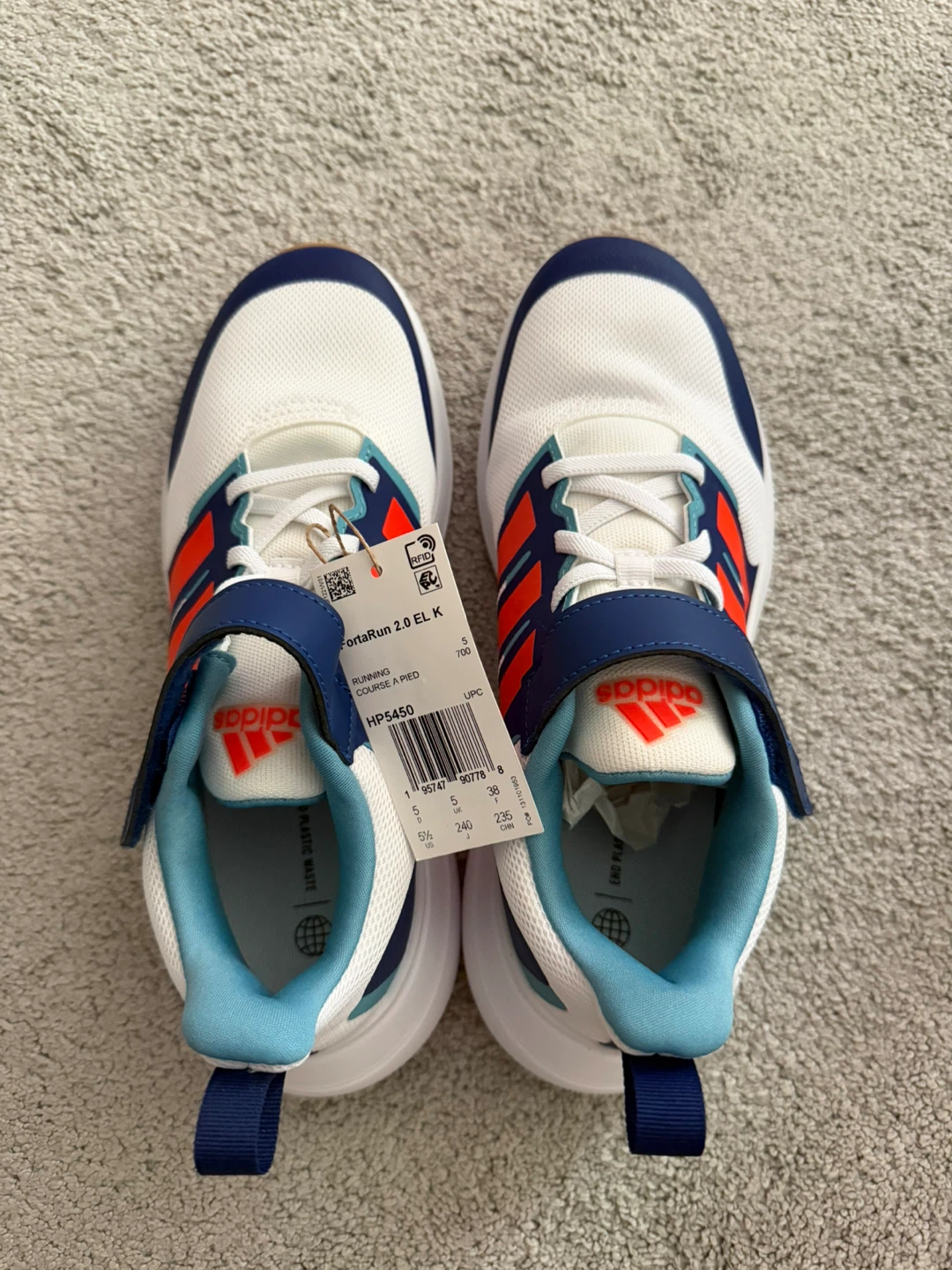 Adidas FortaRun 2.0 EL K Kids Running Shoes