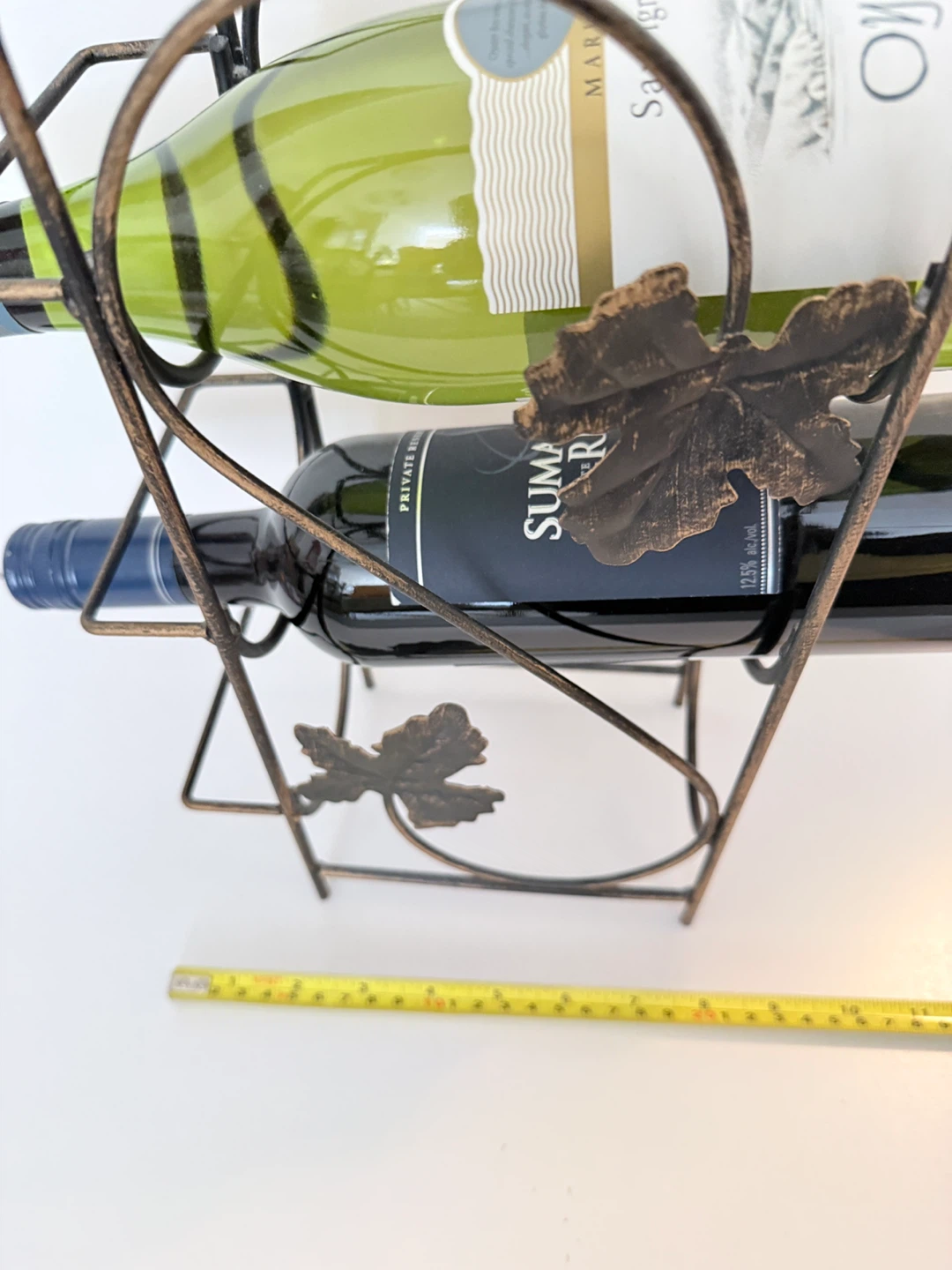 Decorative 3-Bottle Wine Rack - photo 2