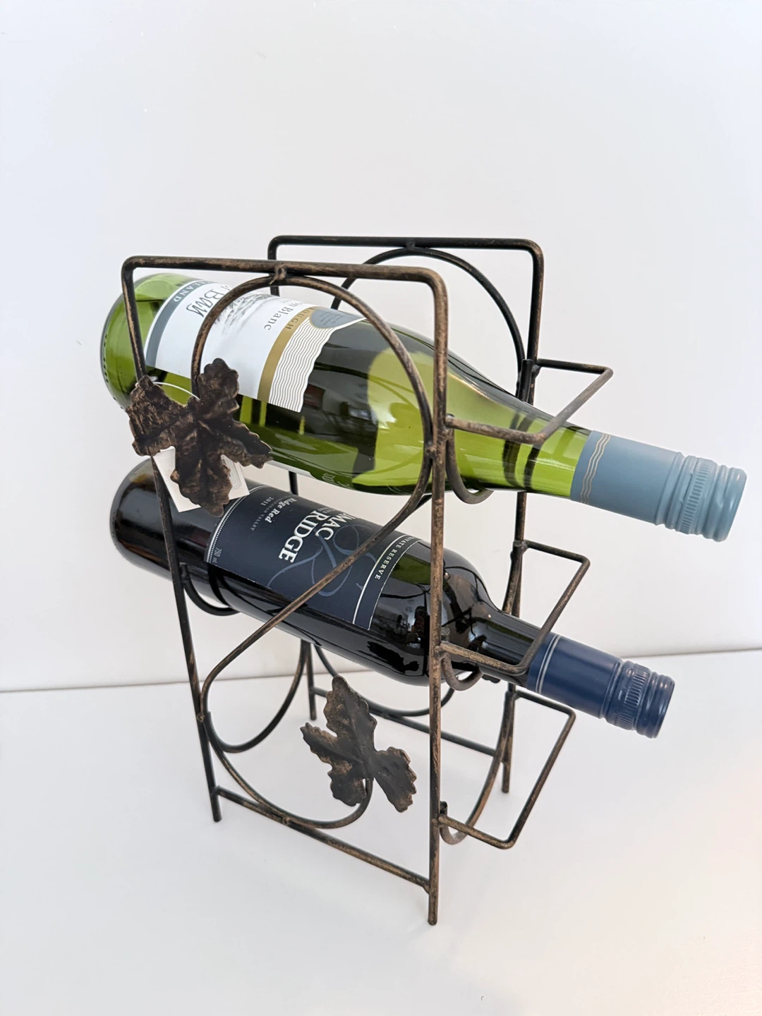 Decorative 3-Bottle Wine Rack