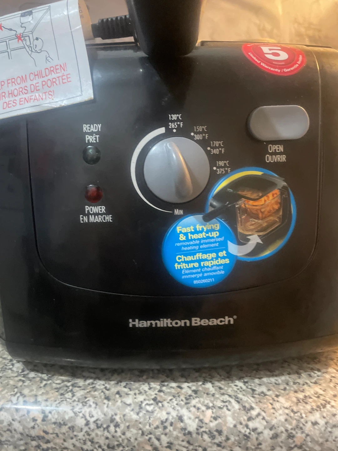Hamilton Beach Deep Fryer - photo 2
