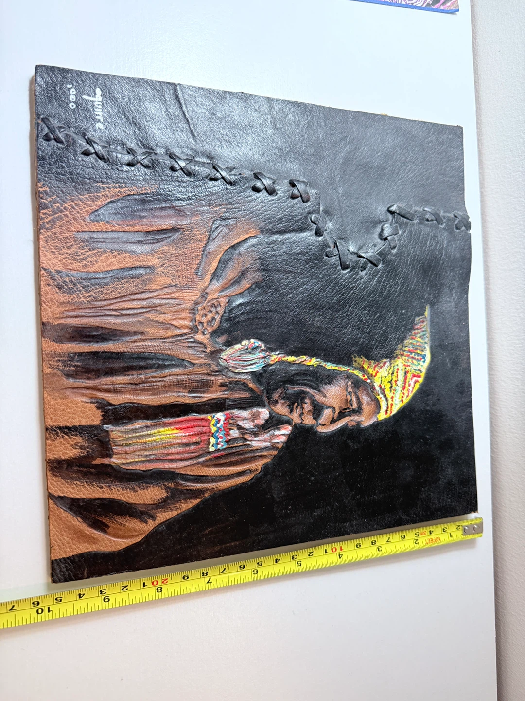 Aguirre Leather Embossed Art 1980 - photo 2