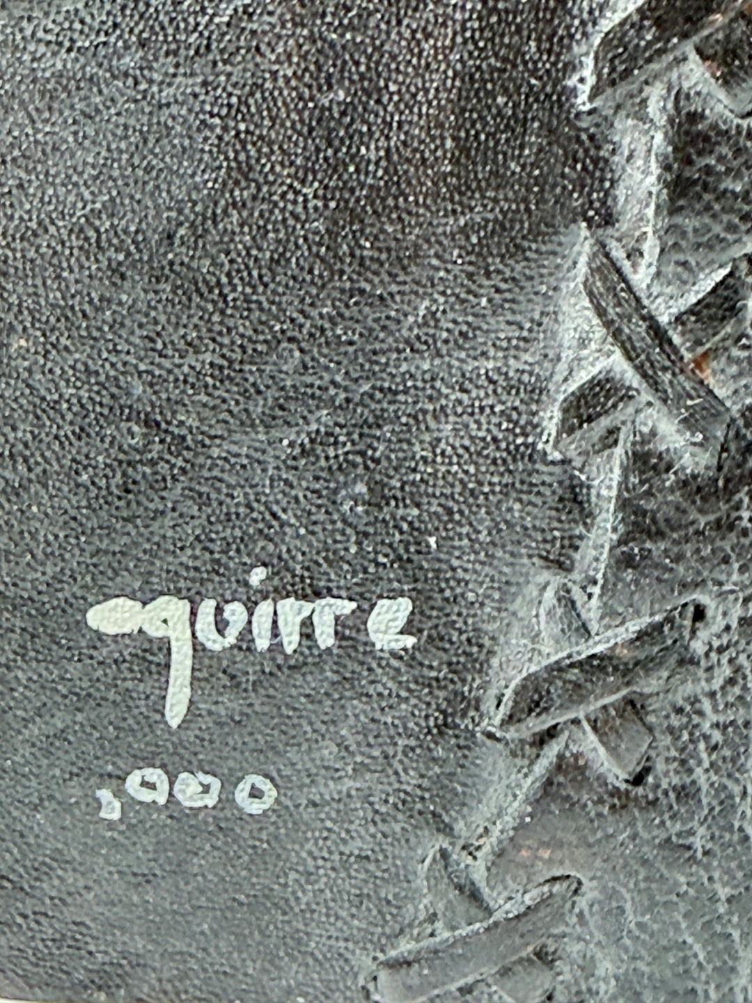 Aguirre Leather Embossed Art 1980 - photo 4