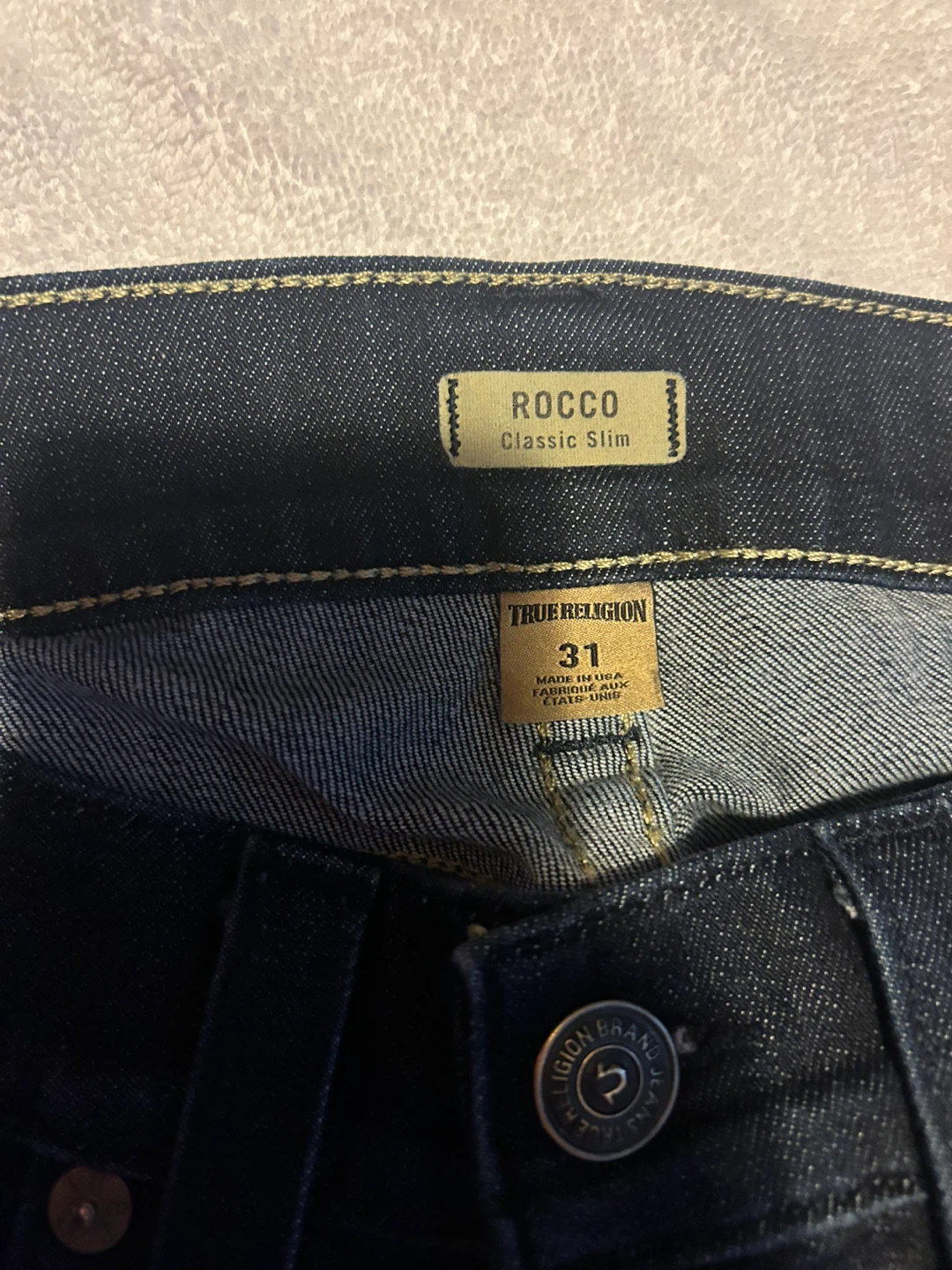 True Religion Rocco Classic Slim Jeans Size 31 - photo 2