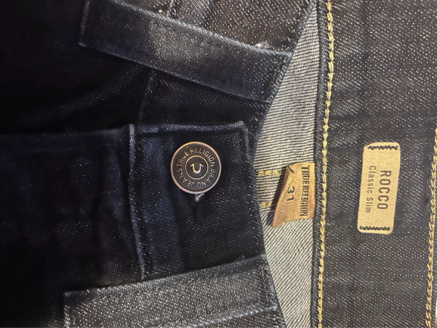 True Religion Rocco Classic Slim Jeans Size 31 - photo 5