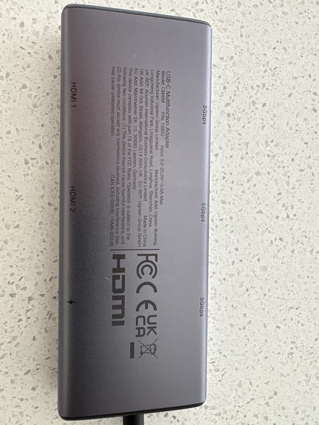 🌱 UGREEN USB-C Multifunction Adapter 8K 30Hz - photo 4