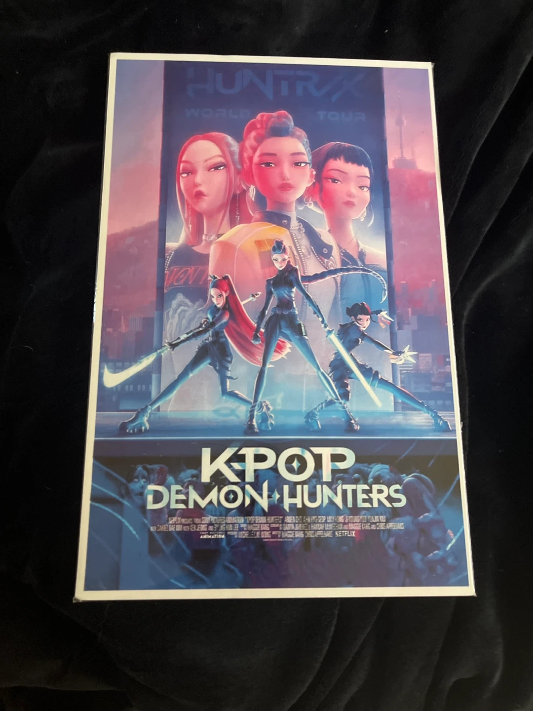 K-Pop Demon Hunters World Tour hard Poster