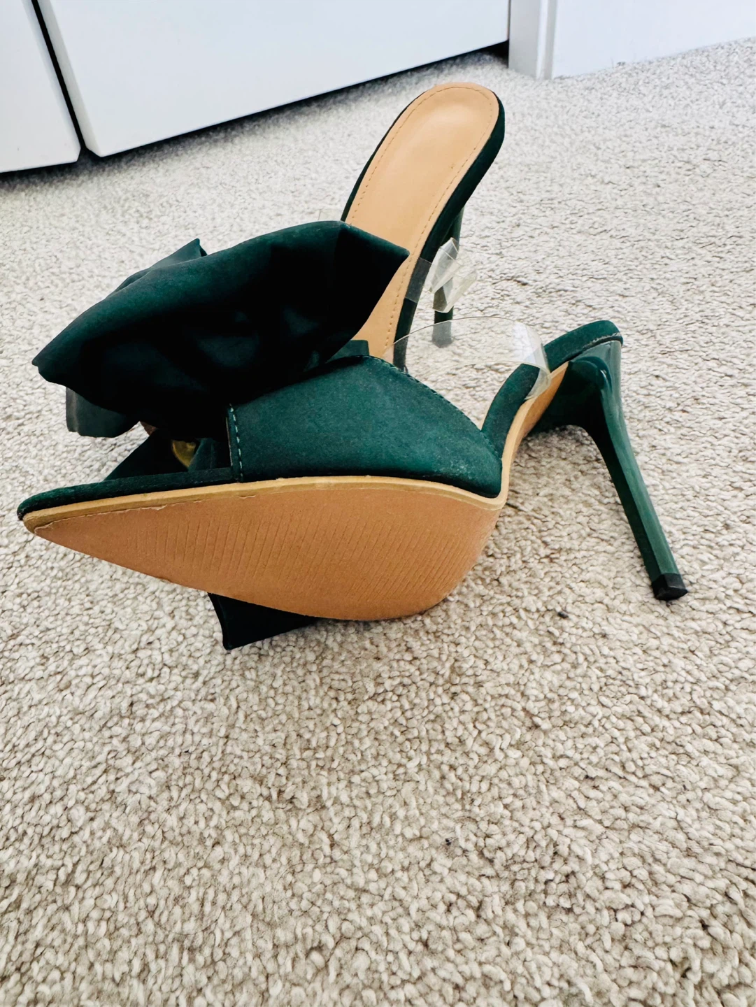 Green Bow Mules Heels - photo 3