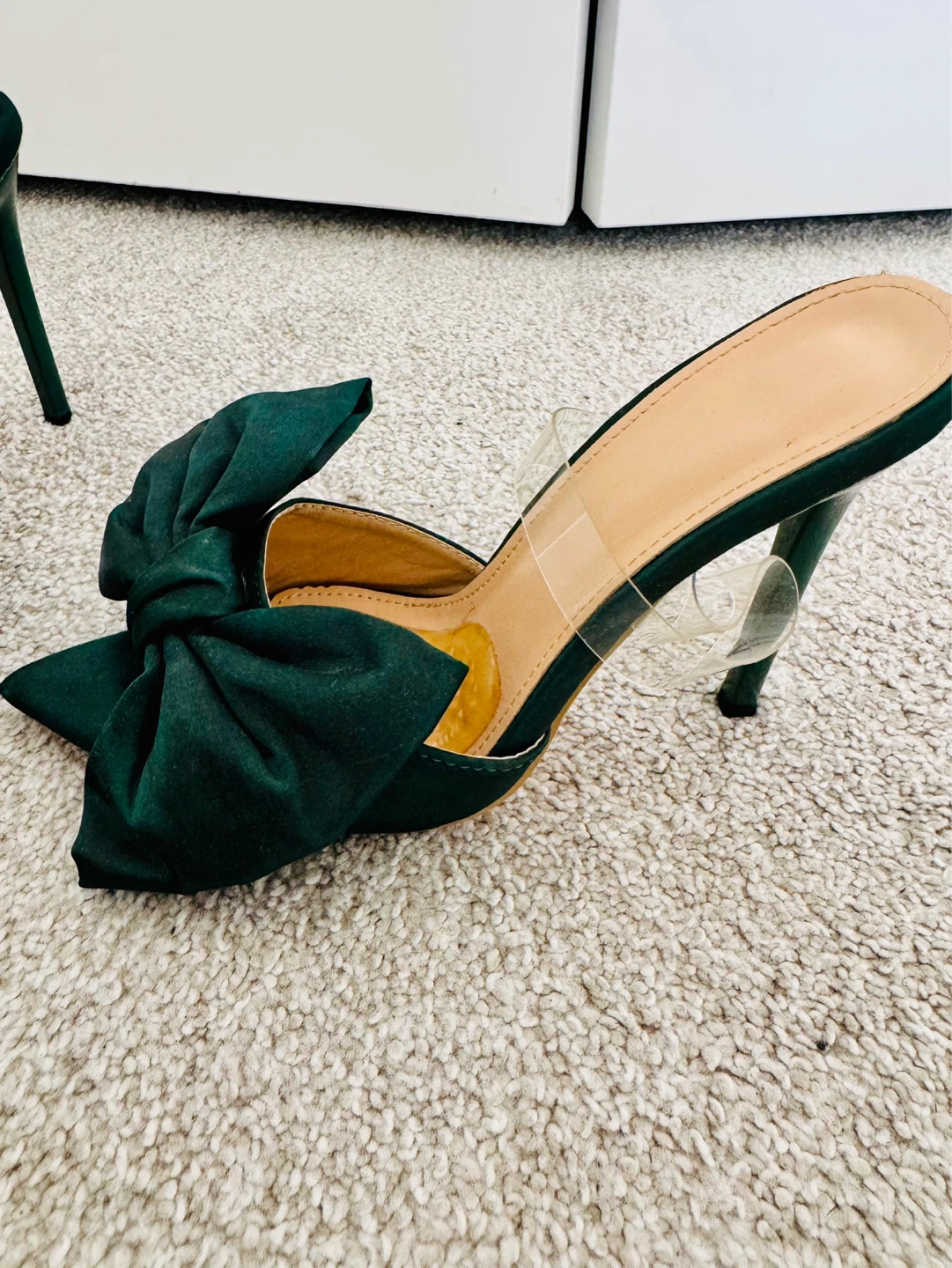 Green Bow Mules Heels - photo 2