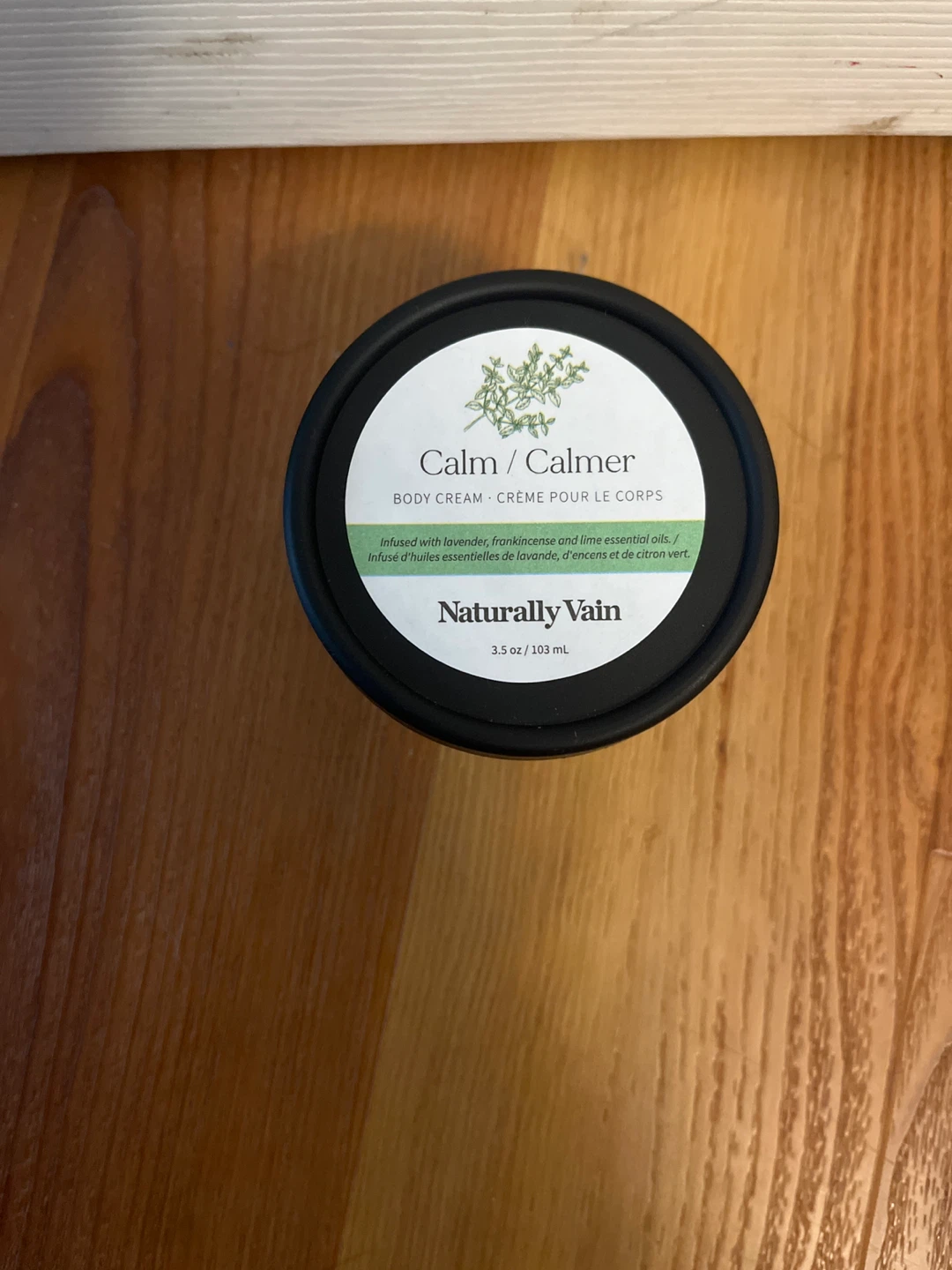 Naturally Vain Calm/Calmer Body Cream 3.5 oz