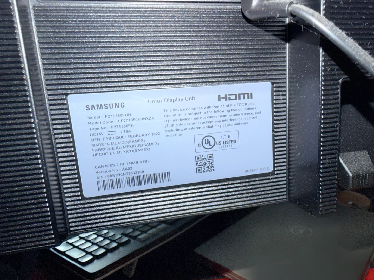 2 Samsung 27-inch FHD Monitor - photo 2