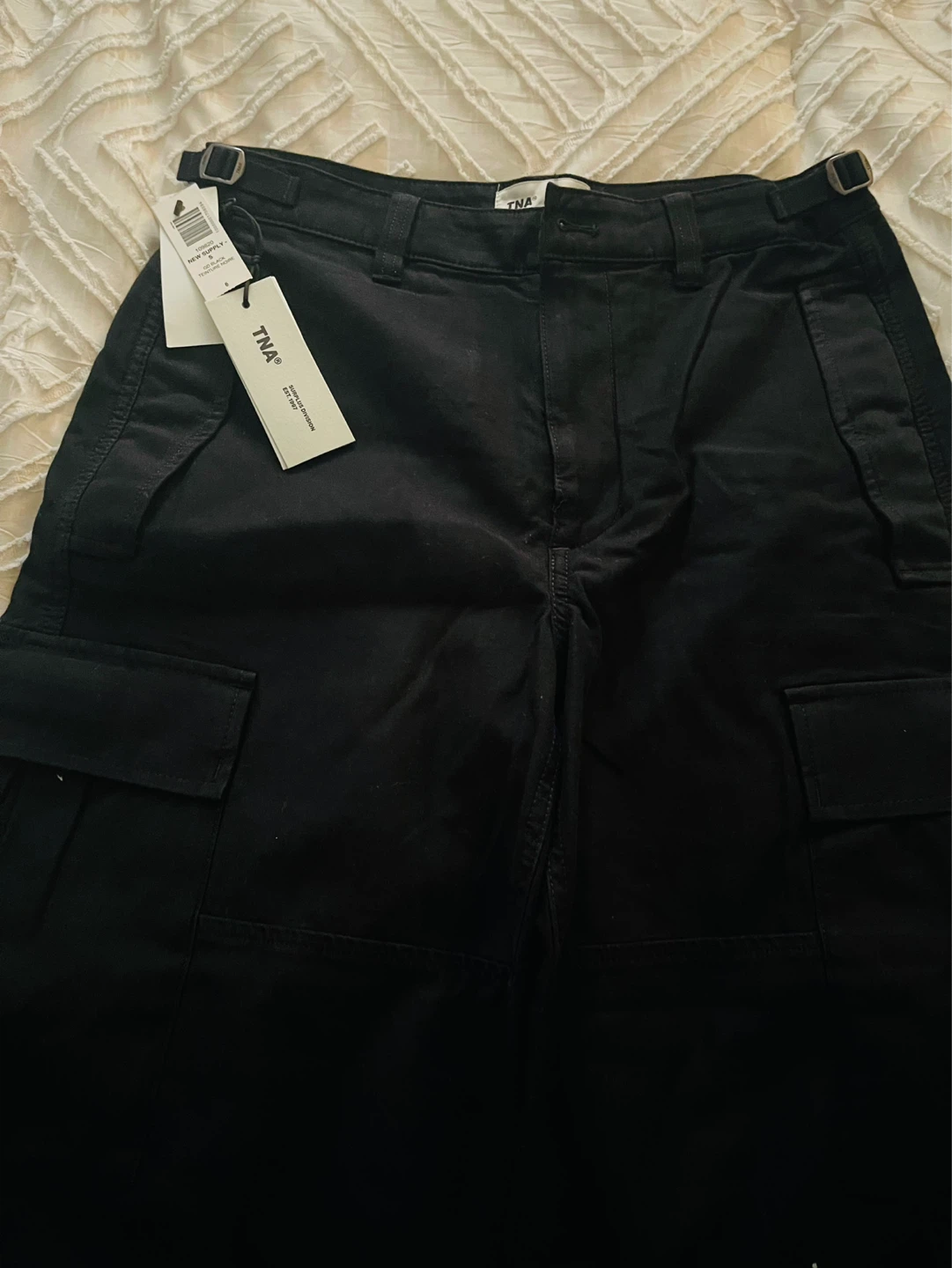 TNA Cargo Pants-Black-Size 6 - photo 2