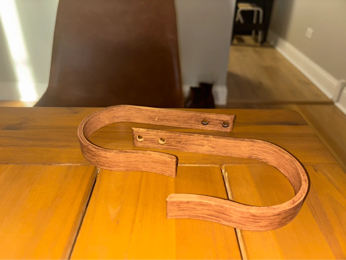 Wooden Curtain Tie Back Hooks