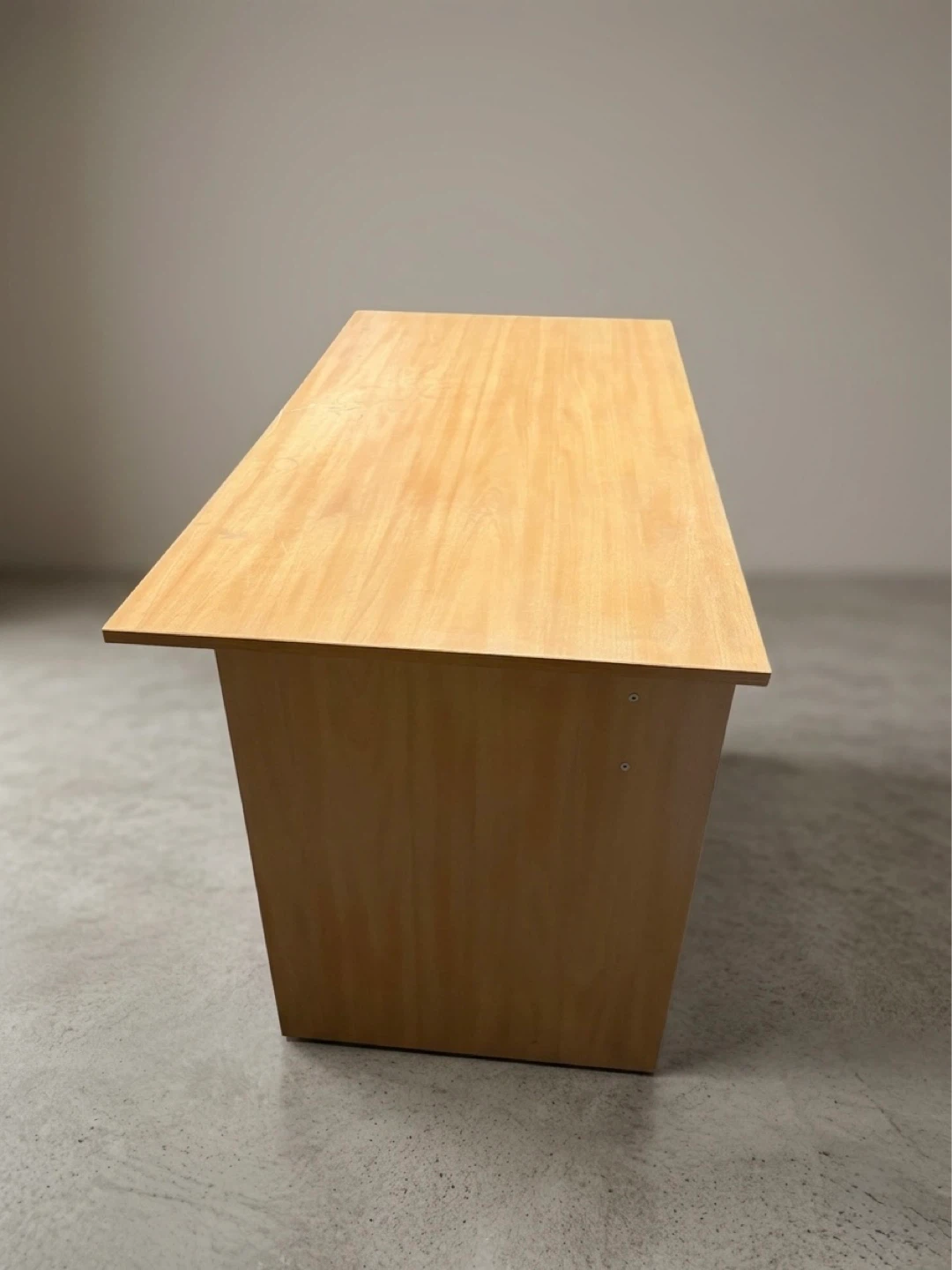 Modern Wood Office Desk – Minimalist Work Table - photo 3