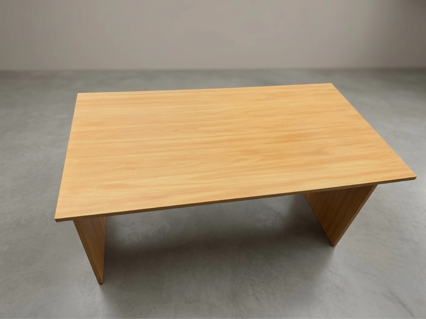 Modern Wood Office Desk – Minimalist Work Table - photo 2