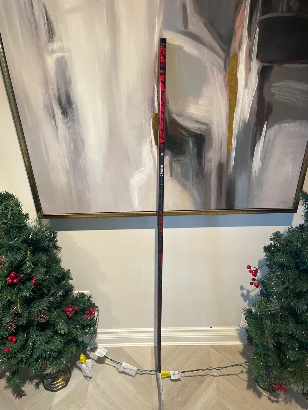 Red Bauer twitch Junior hockey stick