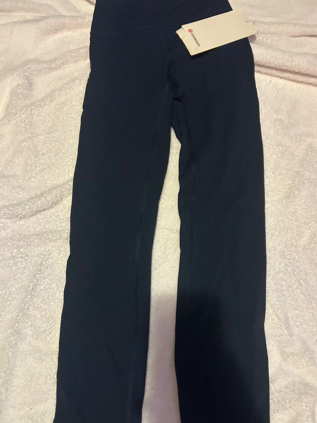 Lululemon Under Under HR Tight "F" Leggings Navy Size 2