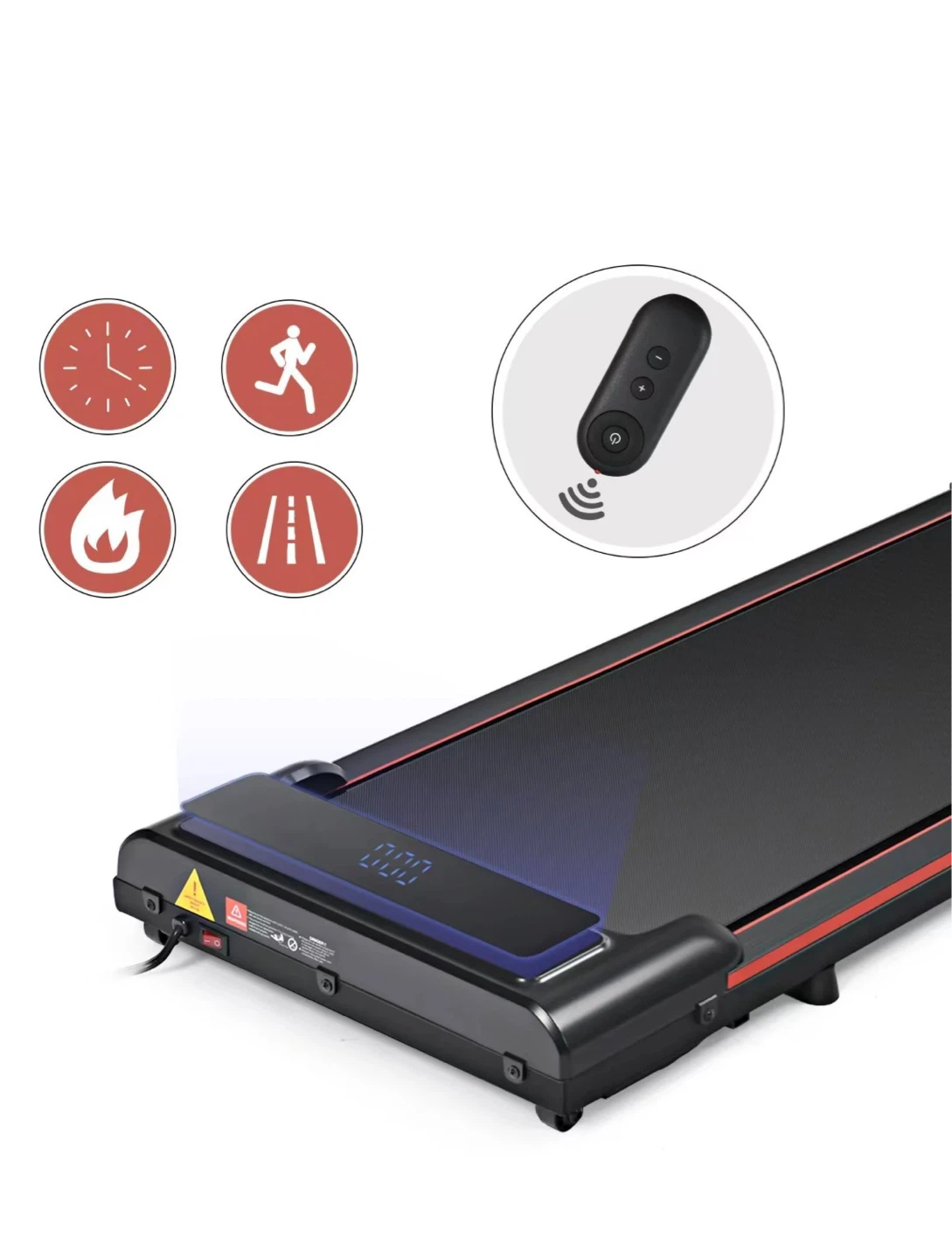 Compact Folding Treadmill with Remote Control - photo 5