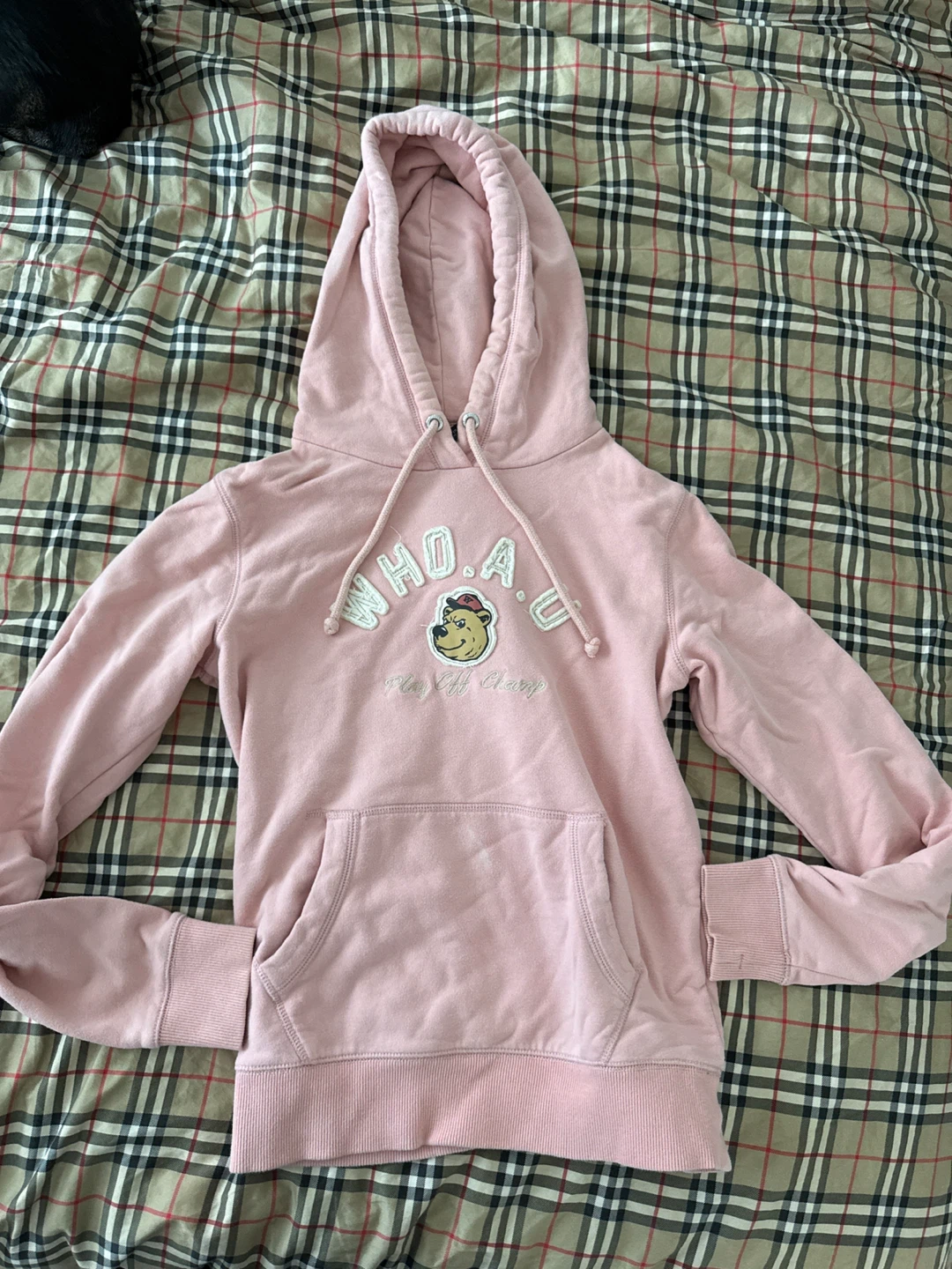WHO.AU "Play Off Champ" Pink Hoodie - Size L