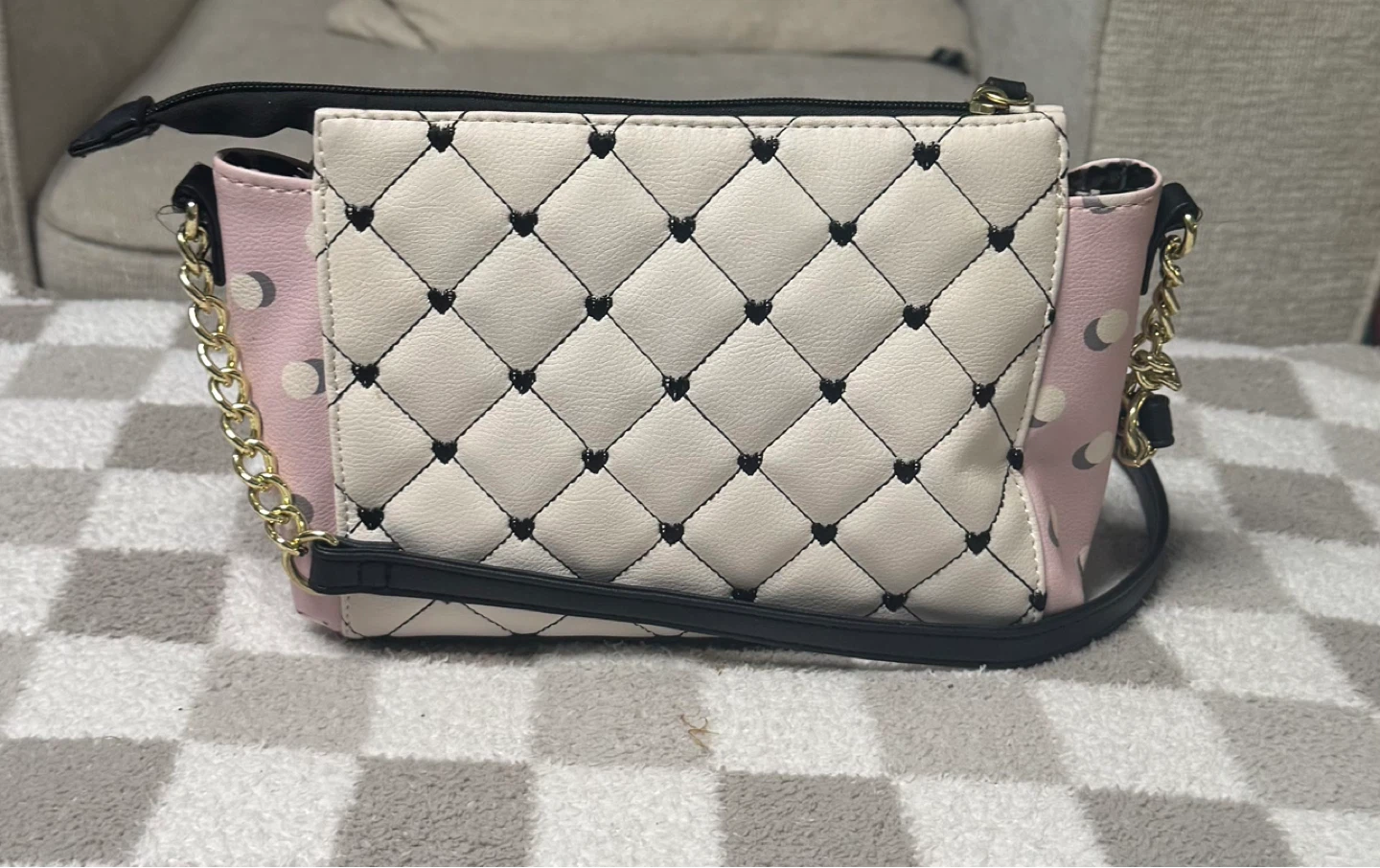 Betsey Johnson Quilted Heart Crossbody Bag - photo 2