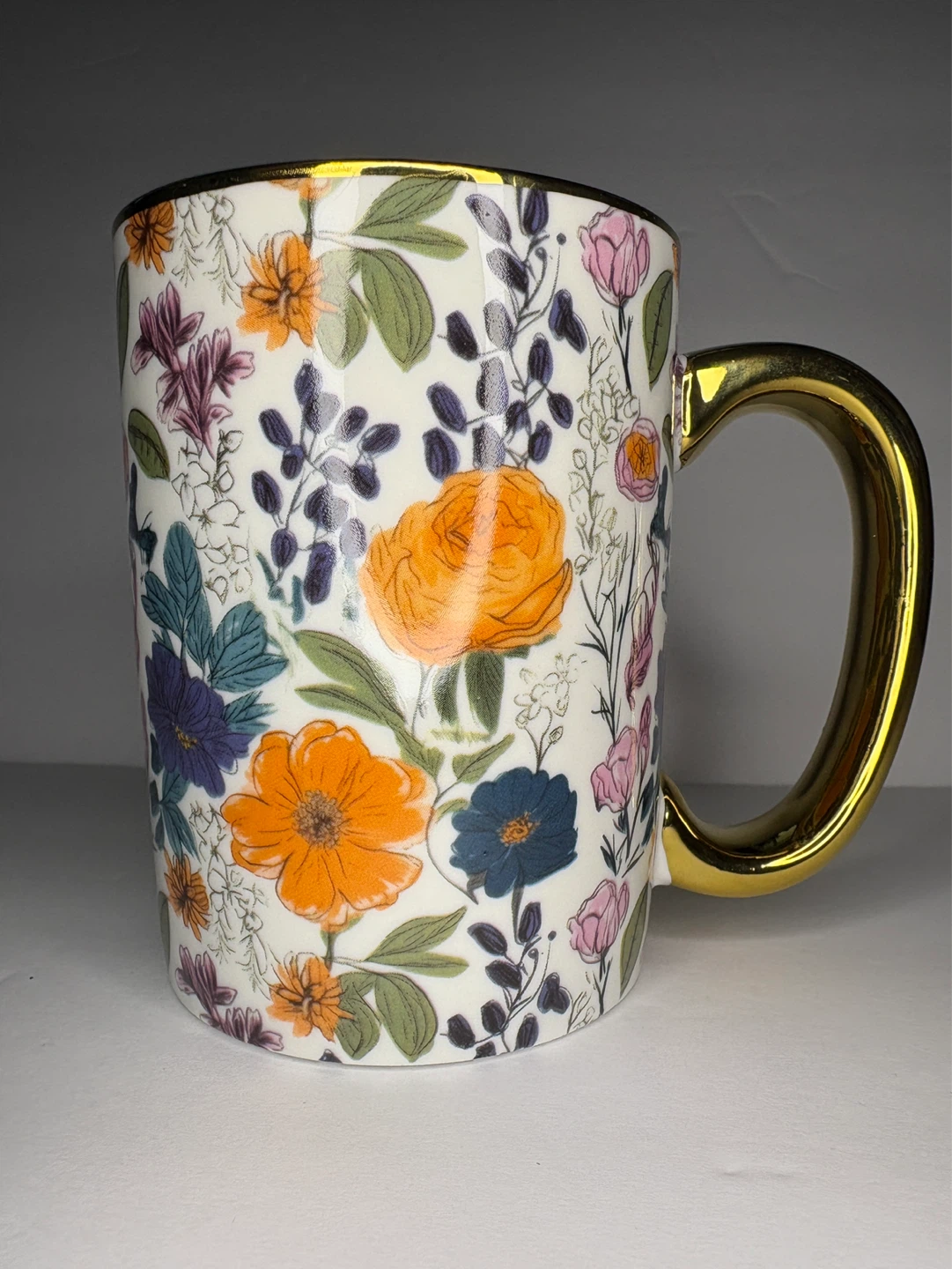 🌱New fine porcelain mug/ cup - flowers/ floral grace teaware