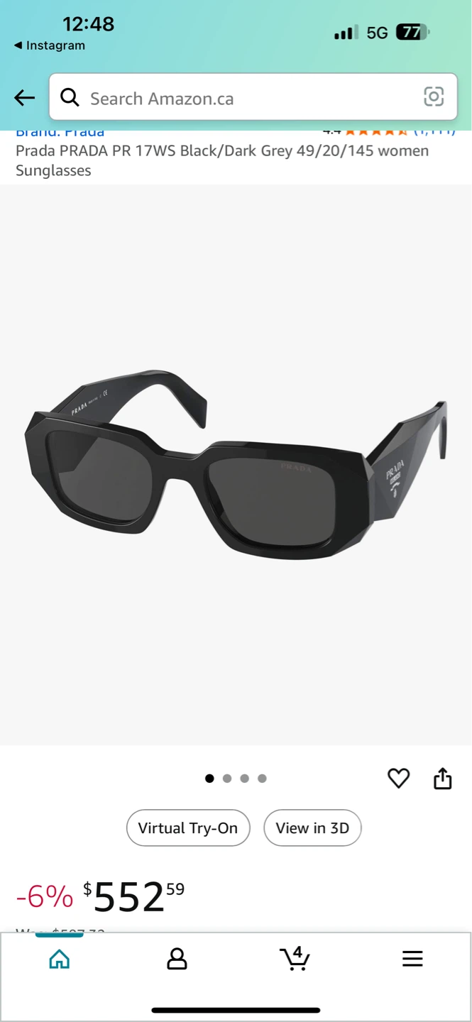 Prada PR 17WS Sunglasses