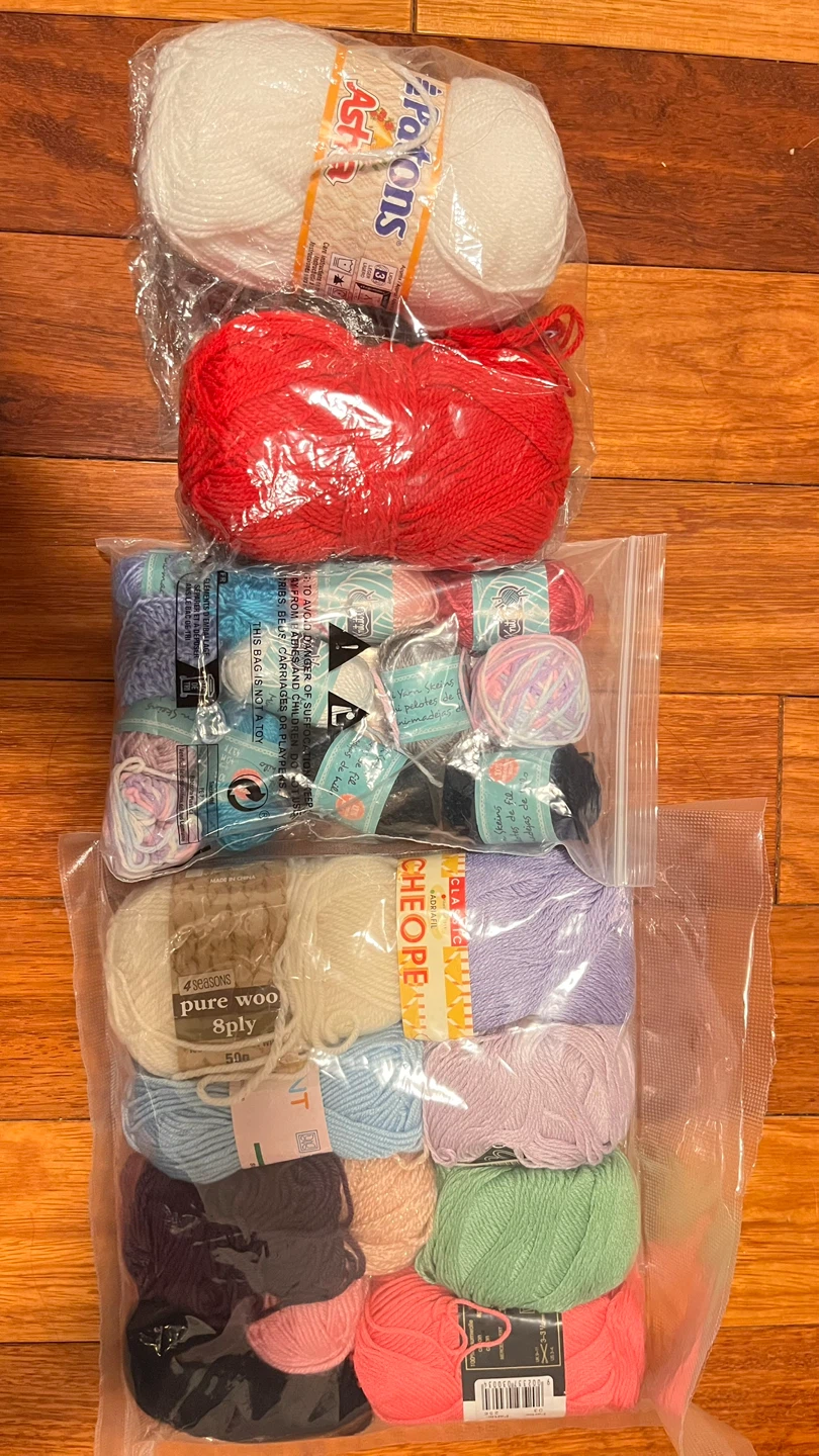 Assorted Yarn Skeins Bundle