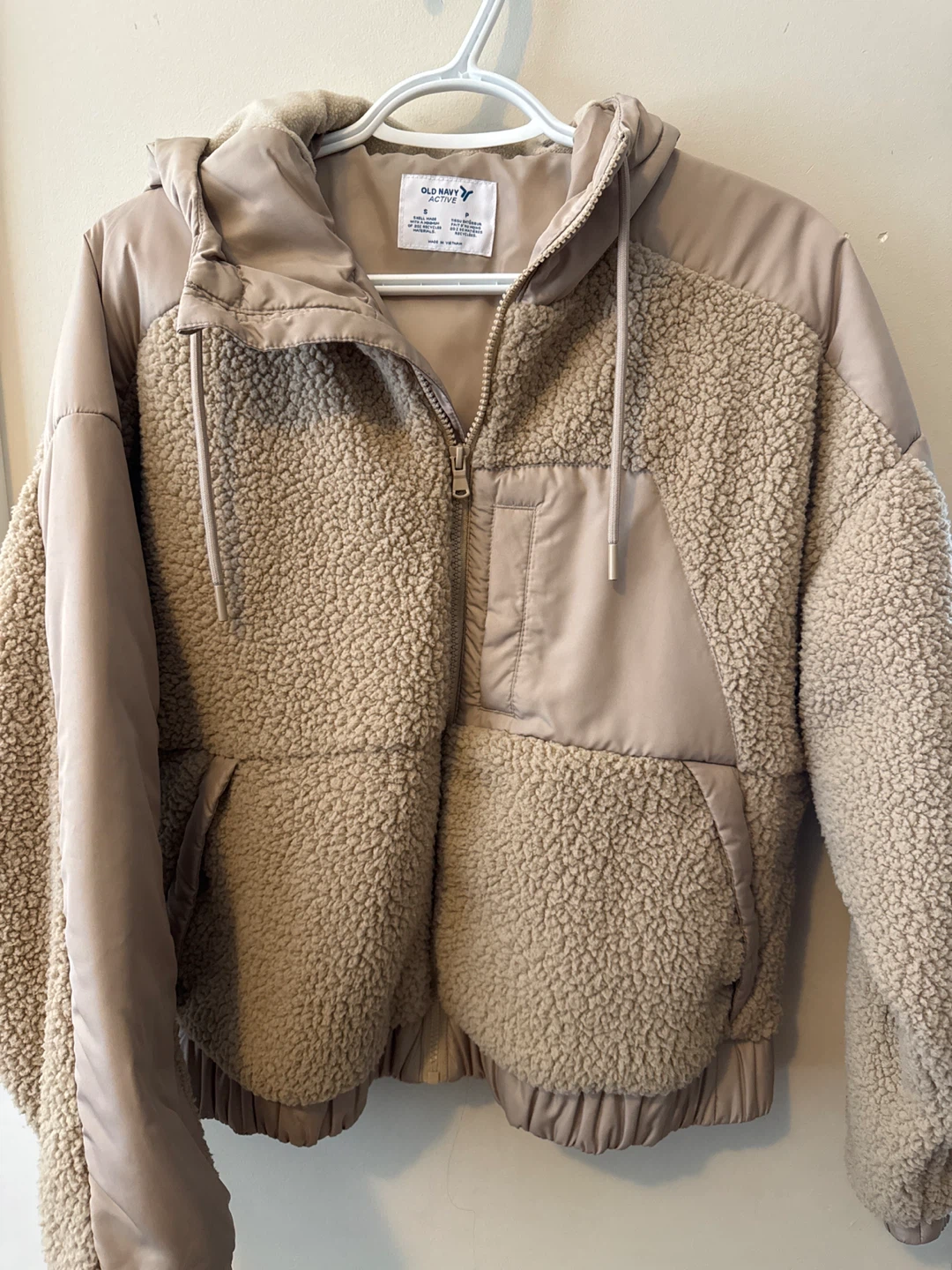 Old Navy Active Sherpa Fleece Jacket - Size S