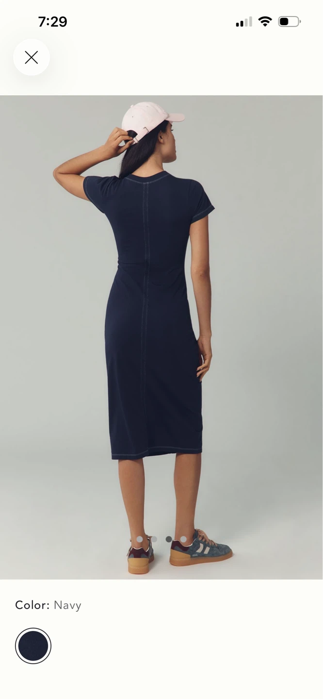 BNWT Anthropologie Daily Practice Midi Dress XS - photo 3