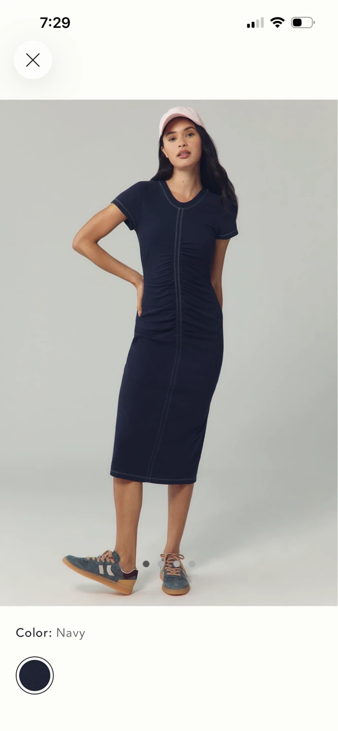 BNWT Anthropologie Daily Practice Midi Dress XS