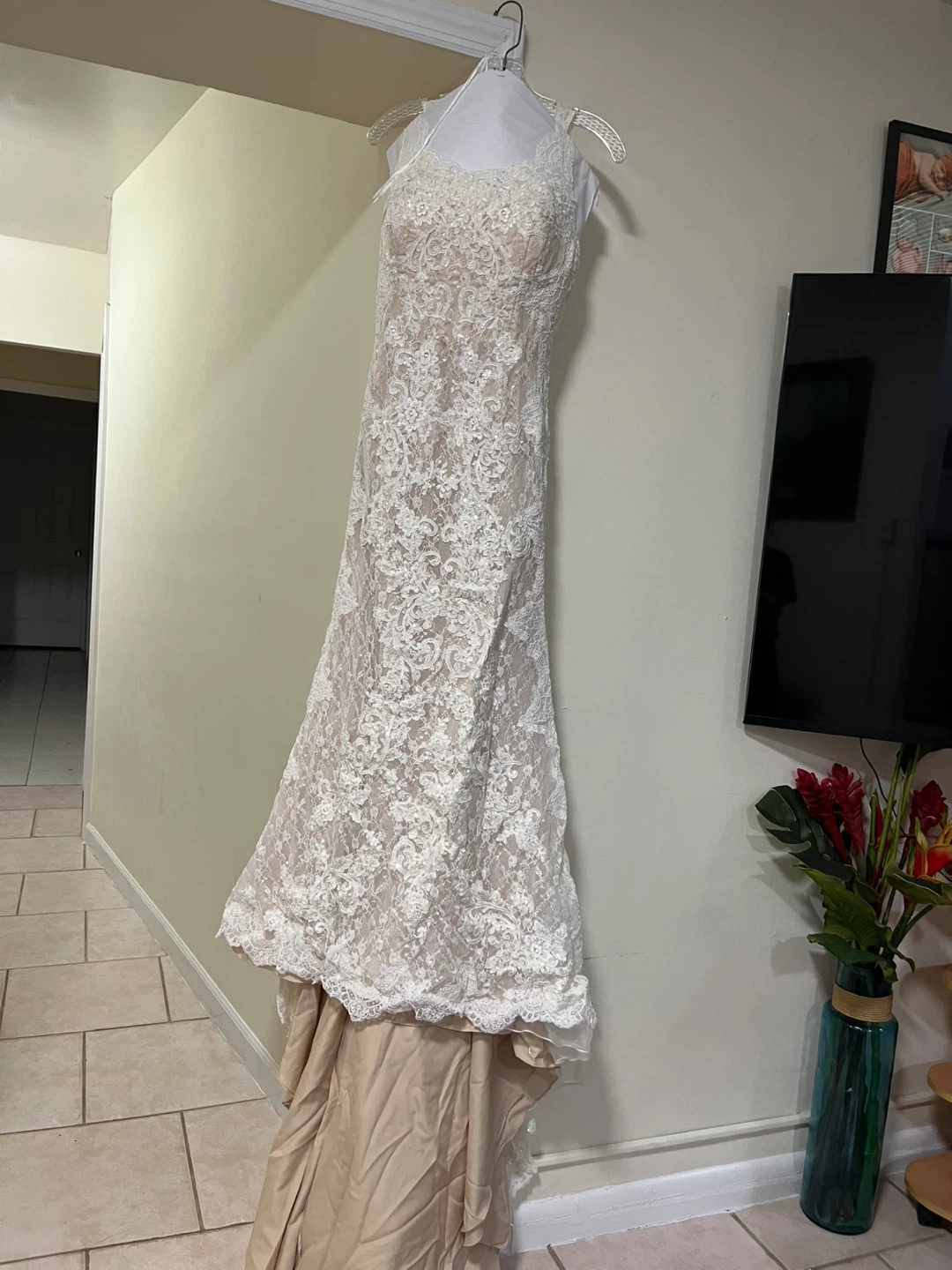 Oleg Cassini Lace Wedding Dress
