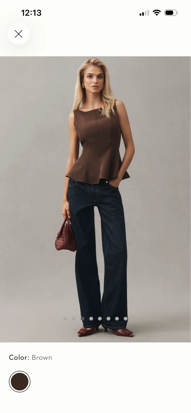 BNWT Anthropologie En Elly Sleeveless Waisted Top S - photo 2