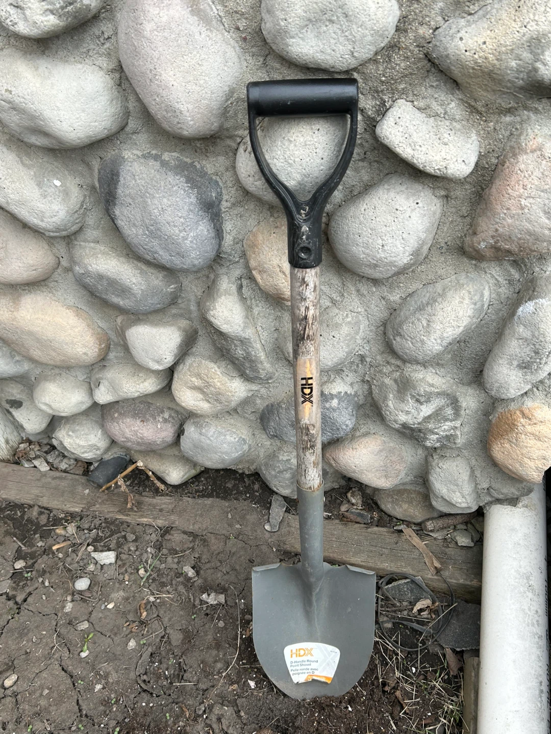 HDX D-Handle Round Point Shovel