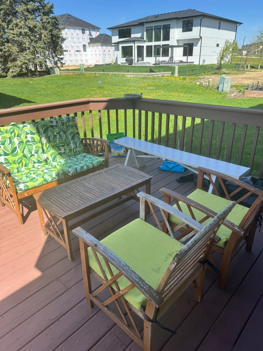 Wooden Patio Furniture Set - photo 4