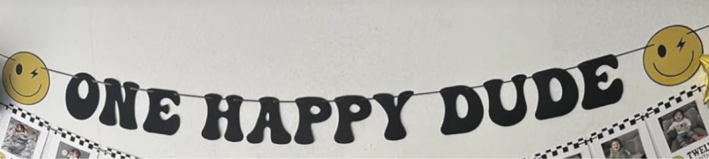 ONE HAPPY DUDE Birthday decorations - photo 2