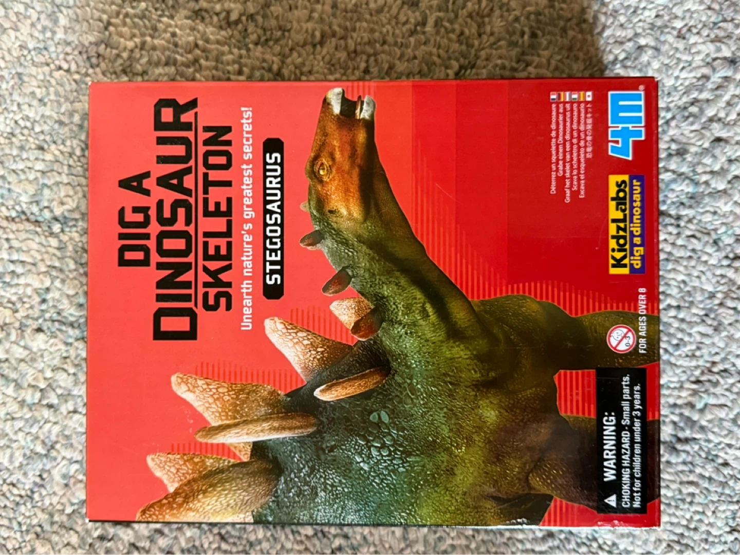 KidzLabs Dig a Dinosaur Skeleton Stegosaurus Kit