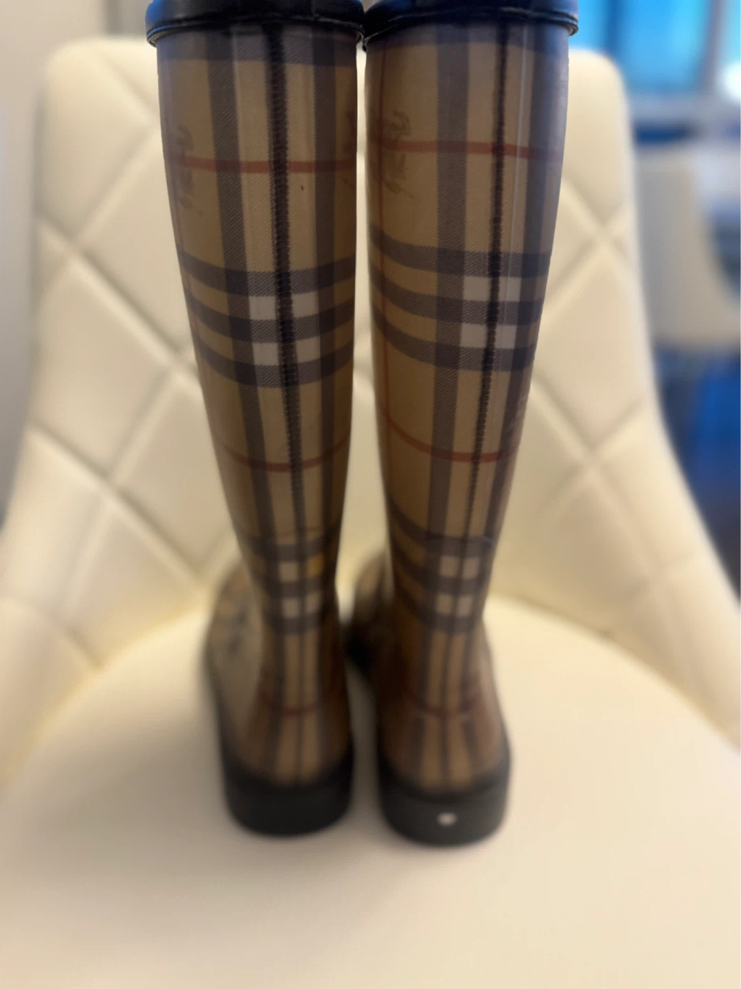 Burberry Nova Check Rain Boots - photo 2